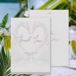 Cartões de agradecimentos de Monograma de Casament