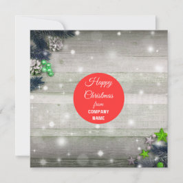 Cartões de agradecimentos de Natal - Inglês