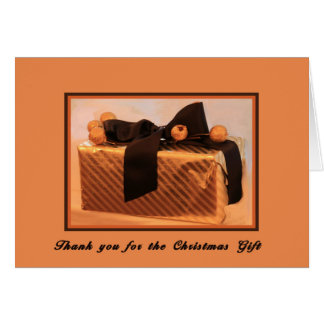 Cartões de agradecimentos de Natal para presente