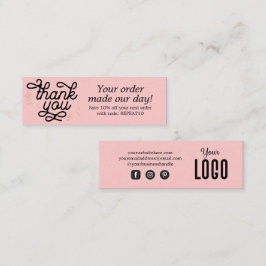 Cartões de agradecimentos de Ordem Personalizada d