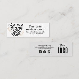 Cartões de agradecimentos de Ordem Personalizada d