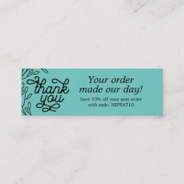 Cartões de agradecimentos de Ordem Personalizada d