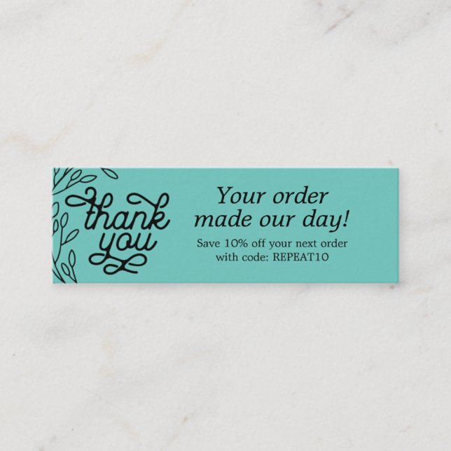 Cartões de agradecimentos de Ordem Personalizada d (Frente)