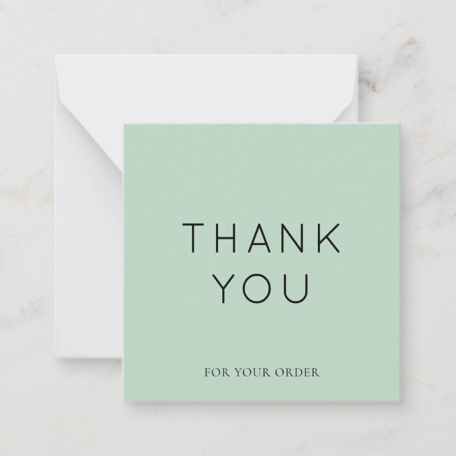 Cartões de agradecimentos de Pequenas Empresas de  (Frente)