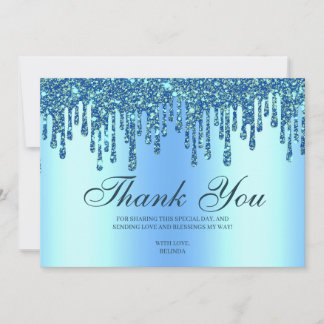 Cartões de agradecimentos de Pés Azuis do Bebê com