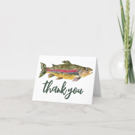 Cartões de agradecimentos de pesca