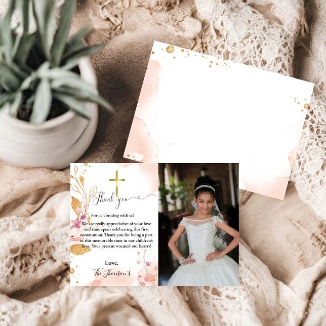 Cartões de agradecimentos de primeira comunhão de  (Criador carregado)