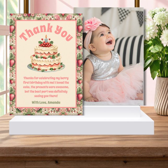 Cartões de agradecimentos de primeiro aniversario  (Criador carregado)