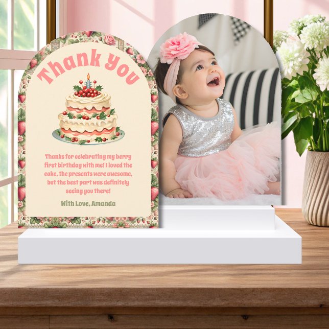 Cartões de agradecimentos de primeiro aniversario  (Criador carregado)