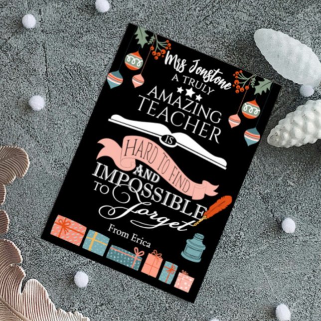 Cartões de agradecimentos de Professores Incrível  (Criador carregado)