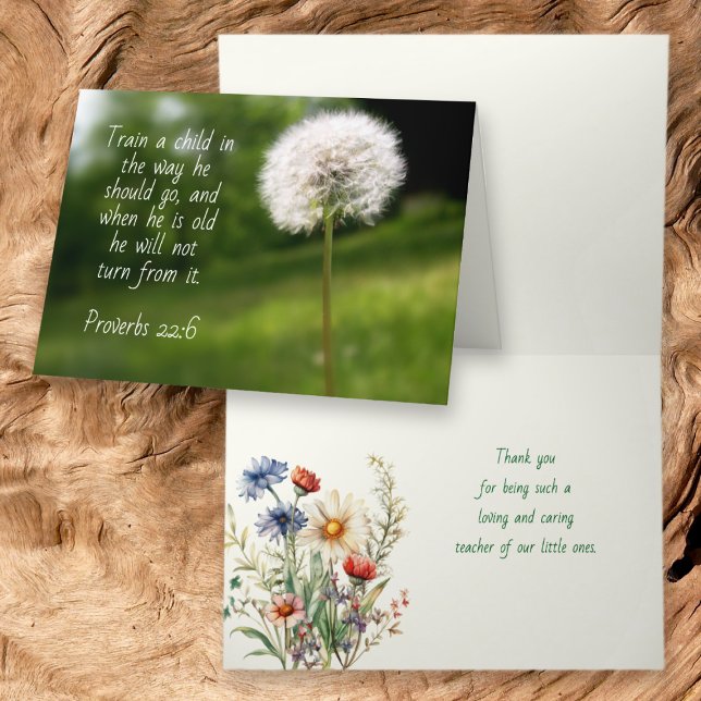 Cartões de agradecimentos de professores religioso (Criador carregado)