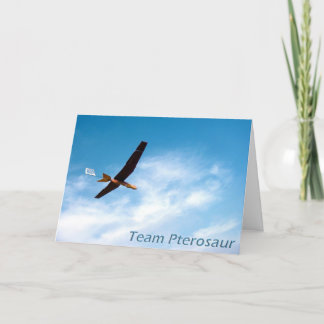 Cartões de agradecimentos de Pterosaur da equipe