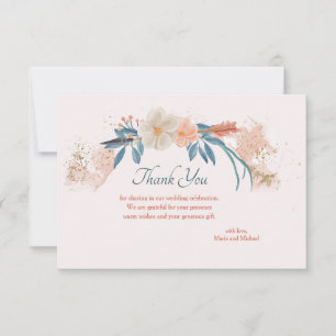 Cartões de agradecimentos de Quadro Boho