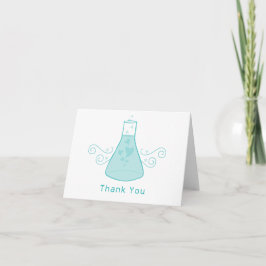 Cartões de agradecimentos de Química Aqua Sweet