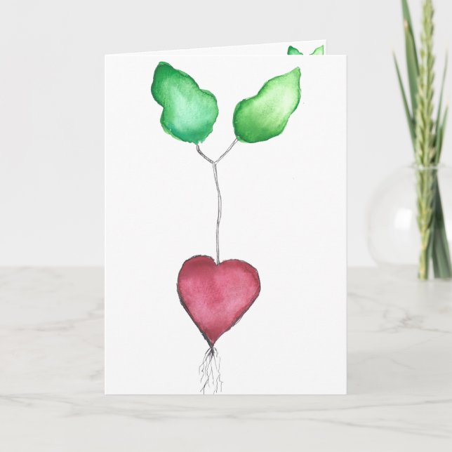 Cartões de agradecimentos de rabanete (Frente)