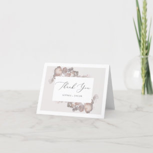 Cartões de agradecimentos de Romance de Aquarela