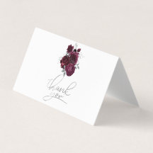 Cartões de agradecimentos de Rosas