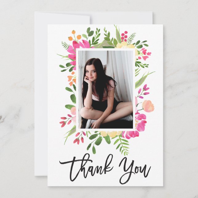 Cartões de agradecimentos de Script de Fotografia  (Frente)