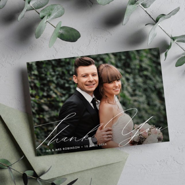 cartões de agradecimentos de script na moda exclus (Criador carregado)