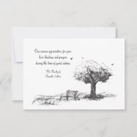 Cartões de agradecimentos de Simpatia de Banco de