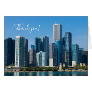 Cartões de agradecimentos de Skyscrapers Chicago