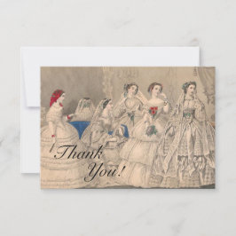 Cartões de agradecimentos de vestidos de casamento