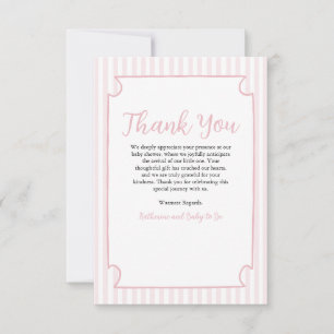 Cartões de agradecimentos de Vidro Martini com Str