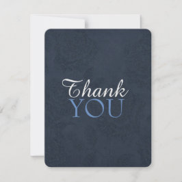 Cartões de agradecimentos de WEDDING Floral Azul E