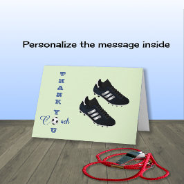 Cartões de agradecimentos desportivo moderno trein