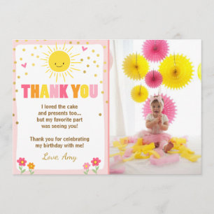 Cartões de agradecimentos do aniversário da