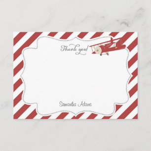 Cartões de agradecimentos do avião