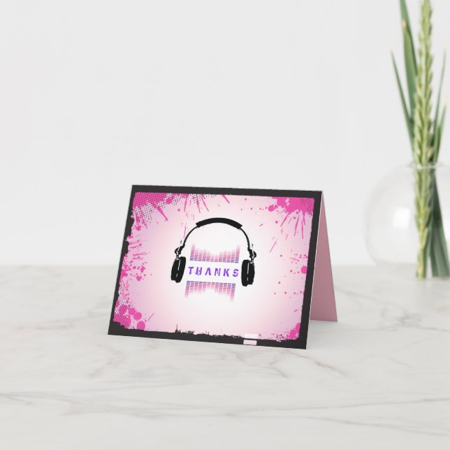 Cartões de agradecimentos do Bar Bat Mitzvah (Frente)