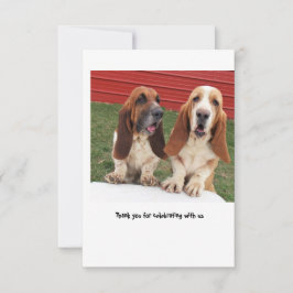 cartões de agradecimentos do casamento