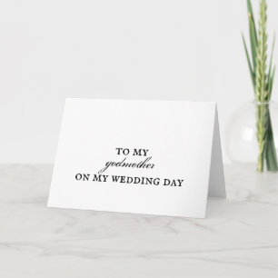Cartões de agradecimentos do casamento da madrinh