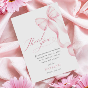 Cartões de agradecimentos do Chá de fraldas da Fit