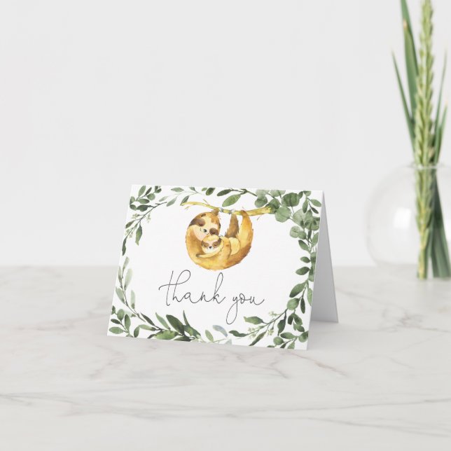 Cartões de agradecimentos do Chá de fraldas da mam (Frente)