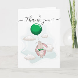 Cartões de agradecimentos do Chá de fraldas do bal