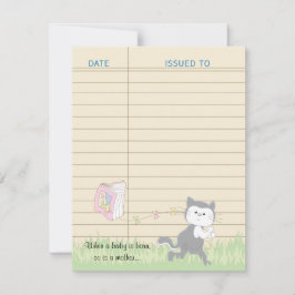 Cartões de agradecimentos do chá de fraldas, rosa/