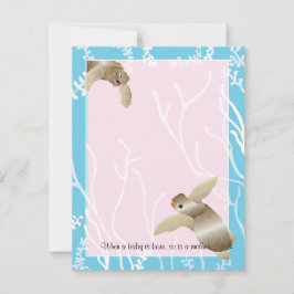 Cartões de agradecimentos do chá de fraldas, Tarta