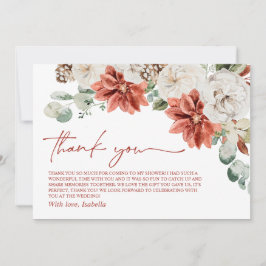 Cartões de agradecimentos do Chá de panela de inve