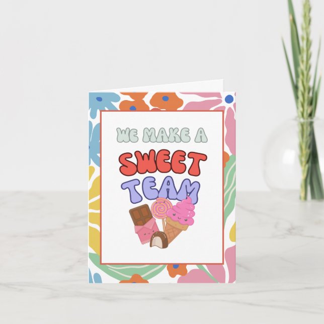 Cartões de agradecimentos do Colega Voluntário de  (Frente)