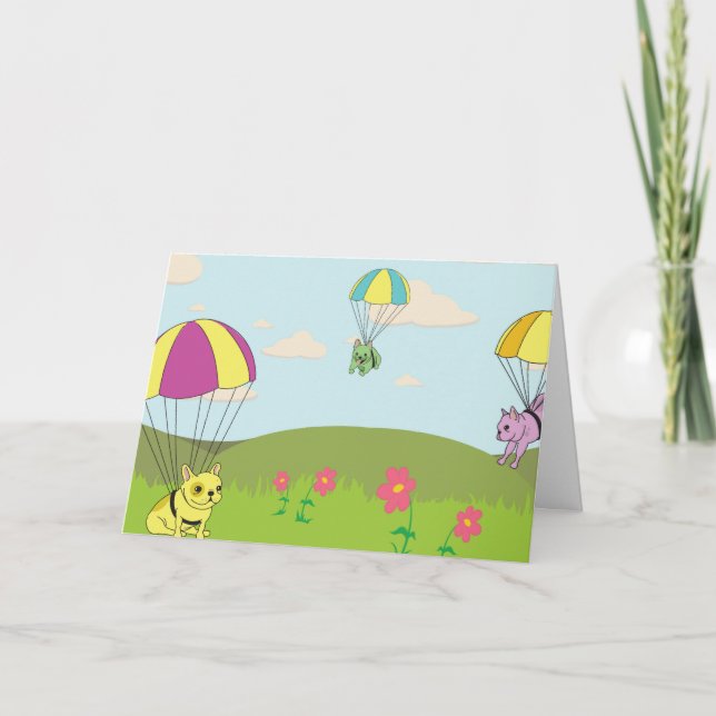 Cartões de agradecimentos do divertimento do (Frente)