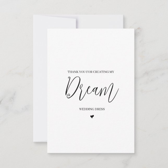 Cartões de agradecimentos do Fornecedor de Casamen (Frente)