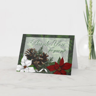 Cartões de agradecimentos do Natal