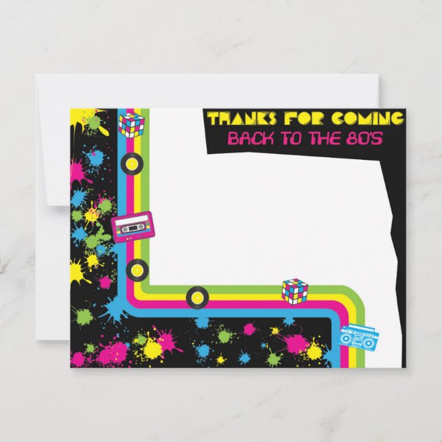 cartões de agradecimentos do Partido Totalmente In (Frente)