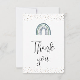 Cartões de agradecimentos do Rainbow Baby Boy