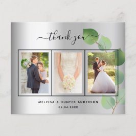 Cartões de agradecimentos do roteiro de fotos prat