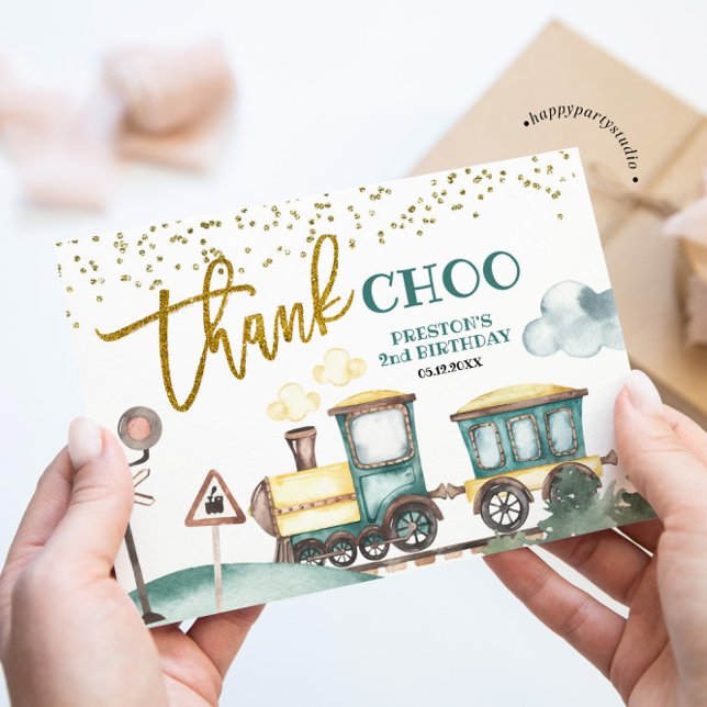 Cartões de agradecimentos do segundo aniversário d (Criador carregado)