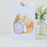Cartões de agradecimentos do Vazio Beatrix Potter 