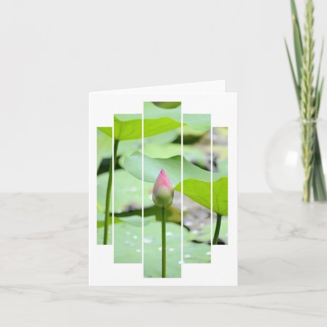 Cartões de agradecimentos dobrado (Frente)